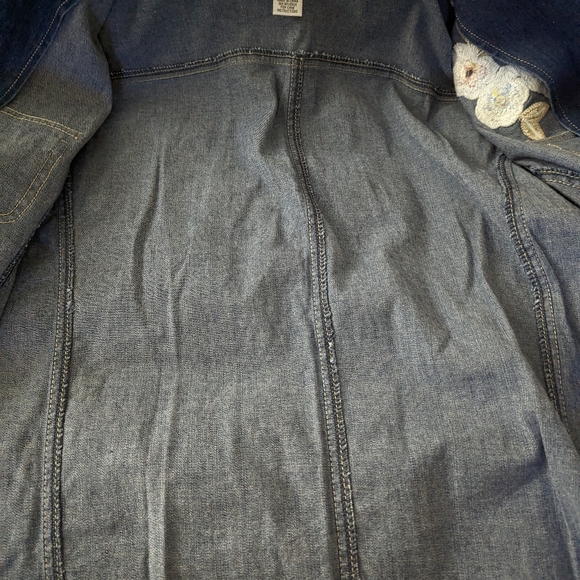 Graff By Um Denim Embroidered Jacket Sz PL - Picture 5 of 7